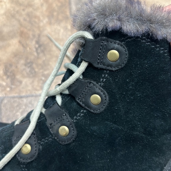 Sorel Suede Leather Winter boot sz 10 - Picture 6 of 7